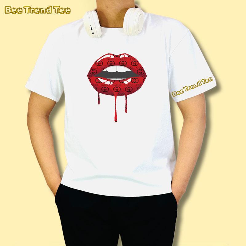Vintage Gucci Lips Shirt For Men Women